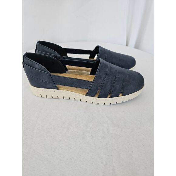 Easy Street Women's Bugsy Comfort Slip-on Flats Shoes Navy Size 9M NWT - Picture 4 of 8